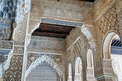 A beautiful view of Alhambra in Granada Andalusia Spain
