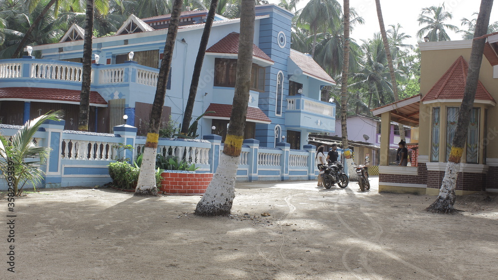 Fototapeta premium A beach resort.