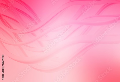 Light Pink, Yellow vector glossy abstract background.