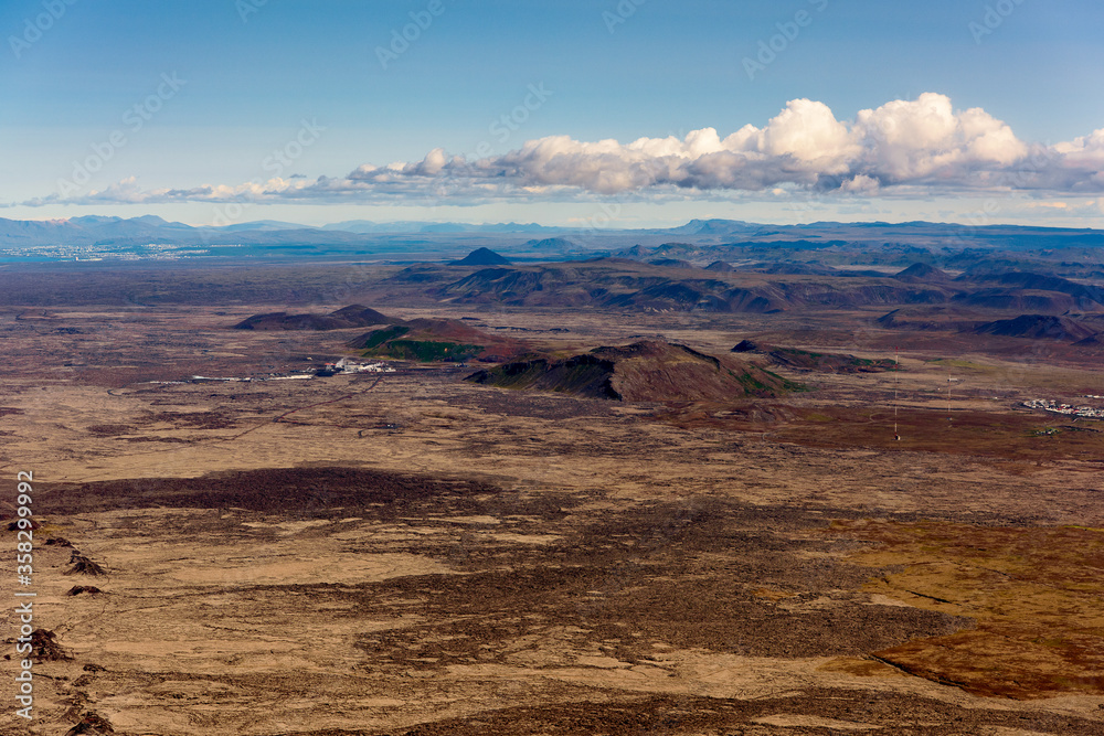 Aerial view of Iceland Aerial view of Iceland
