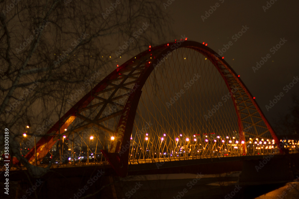 Obraz premium bridge at night