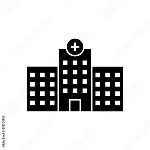 Hospital building icon