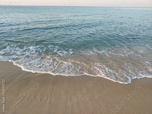 바닷가 해변 석양