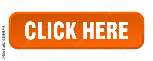 click here button. click here square 3d push button