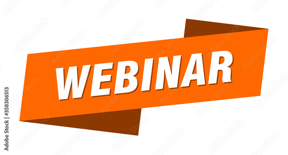 webinar banner template. webinar ribbon label sign webinar banner template. webinar ribbon label sign