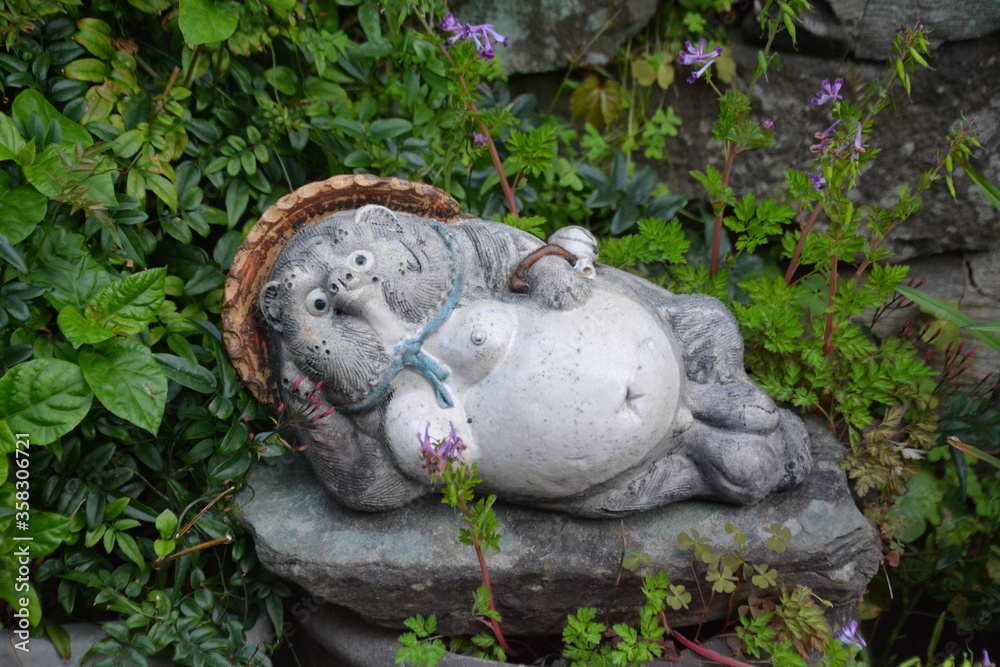 Tanuki Garden Statue, Nagasaki, Japan Tanuki Garden Statue, Nagasaki, Japan