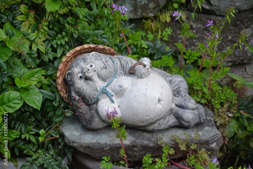 Tanuki Garden Statue, Nagasaki, Japan