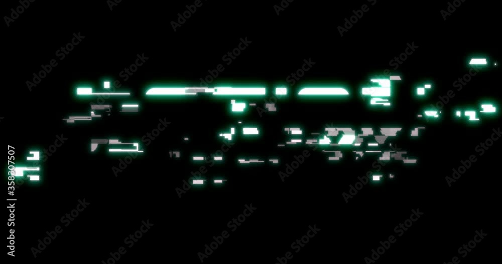 Racism text glowing glitch effect on black. Racism text glowing glitch effect on black.