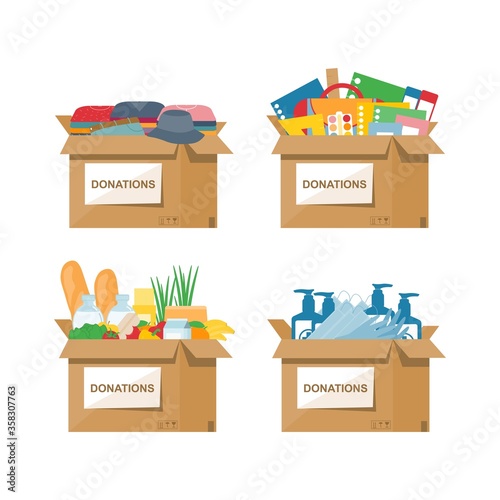 Set of donations