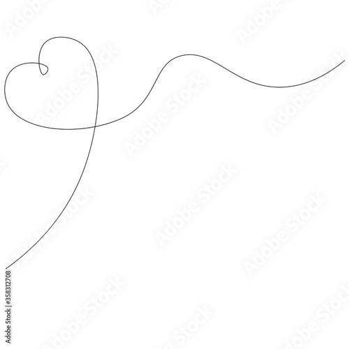 Valentines day heart love background vector illustration