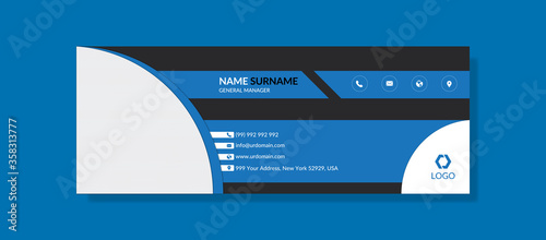 modern corporate email signature template