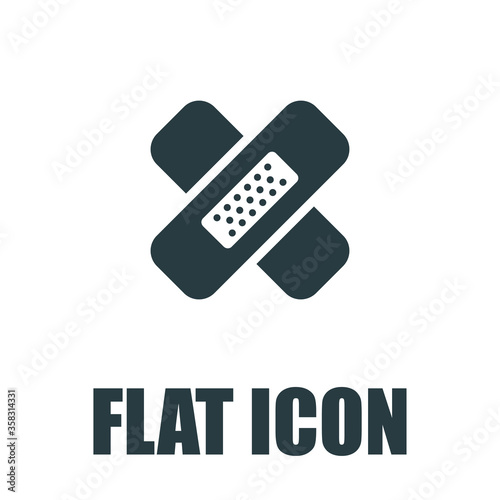 Plaster Icon Flat © a1bracadabr1a