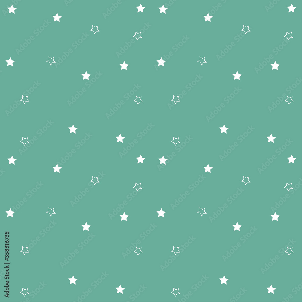 Pattern star . Can be used for kid's clothing. Use for print, surface design, fashion wear. Adorable  character for design of album, scrapbook, card and invitation