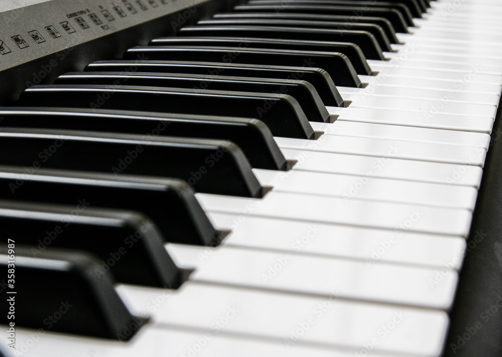 piano keys close up piano keys close up