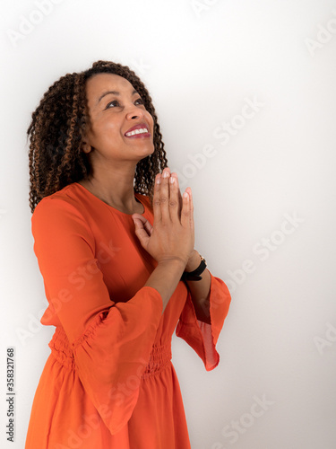 Tablou canvas African American woman praying