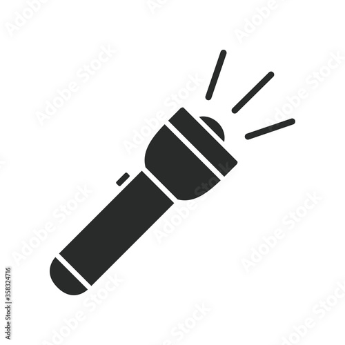 flashlight icon vector design illustration