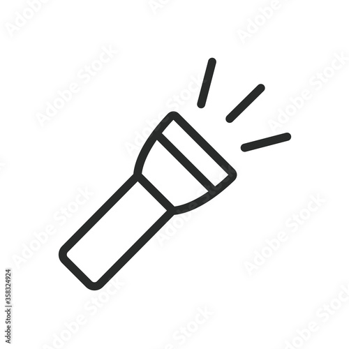 flashlight icon vector design illustration