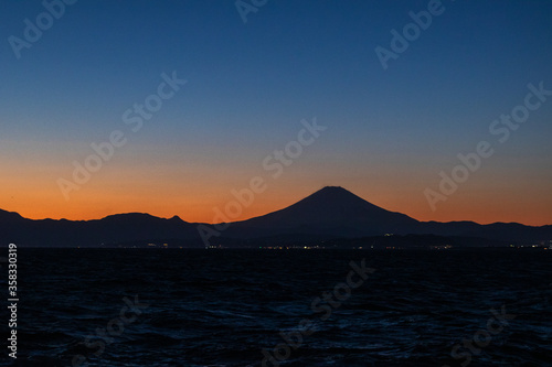                          Mt.Fuji seeing from Enoshima 