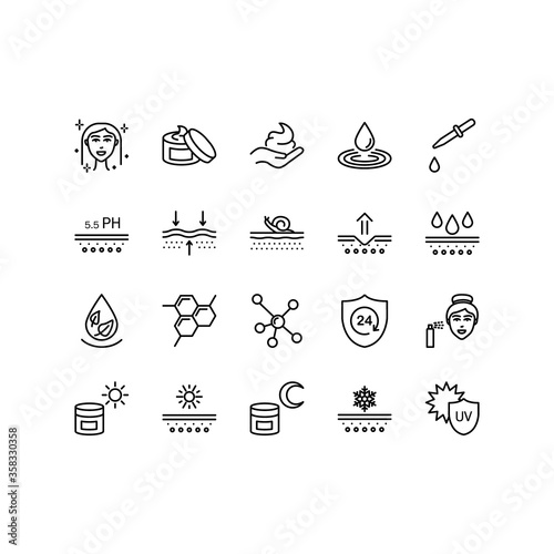 set of icons