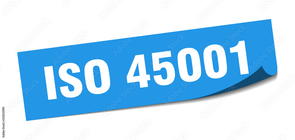 iso 45001 sticker. iso 45001 square isolated sign. iso 45001 label iso 45001 sticker. iso 45001 square isolated sign. iso 45001 label