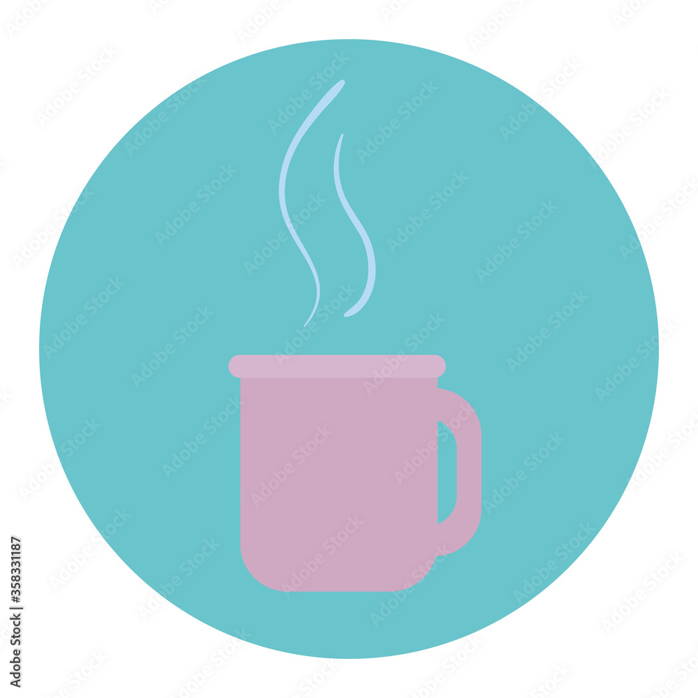 coffee mug with steam, hot drink isolated icon vector illustration design coffee mug with steam, hot drink isolated icon vector illustration design