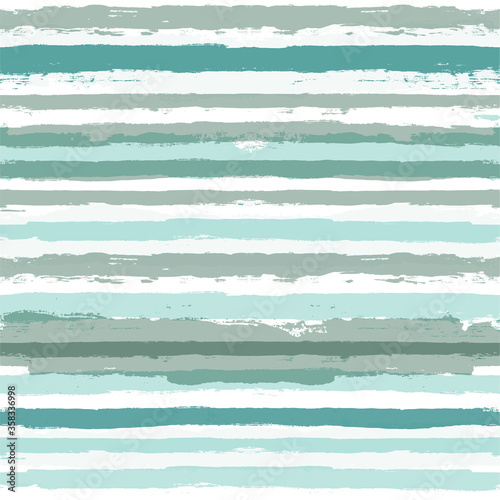 Striped pattern, multiply blue stripe seamless background. Hand drawn sea brush strokes. Vector grunge stripes, multiply navy paintbrush line backdrop