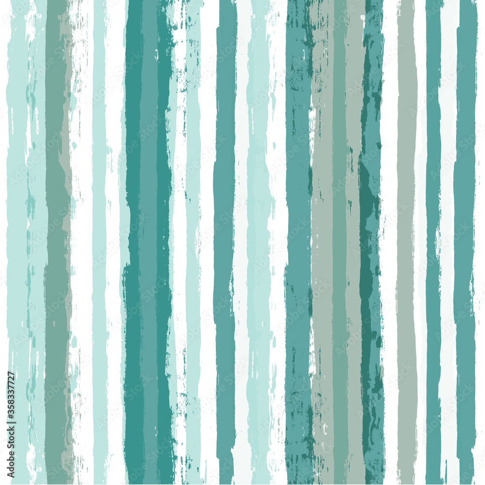 Striped pattern, multiply blue stripe seamless background. Hand drawn sea brush strokes. Vector grunge stripes, multiply navy paintbrush line backdrop