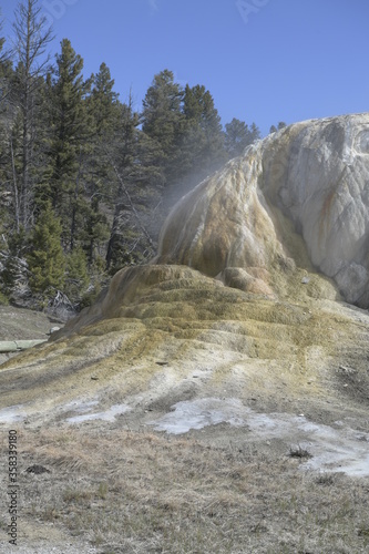 Mammoth hot springs, Yellowstone national park