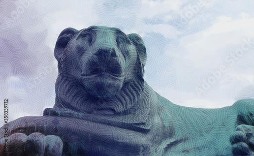 statue of a lion