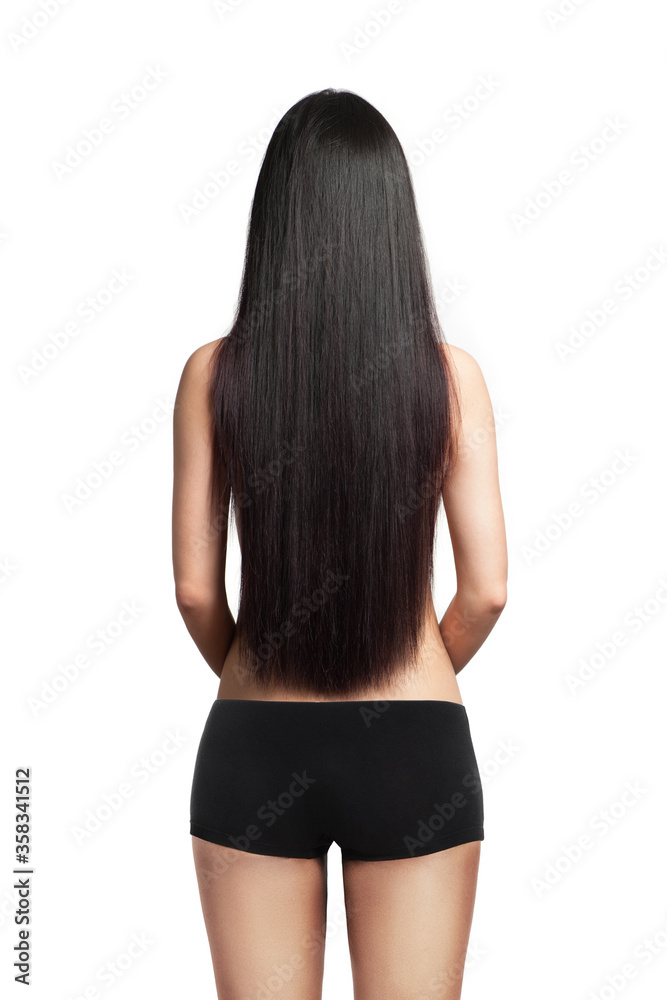 Naklejka premium Back of slim sexy woman