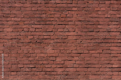 Red vintage brick wall