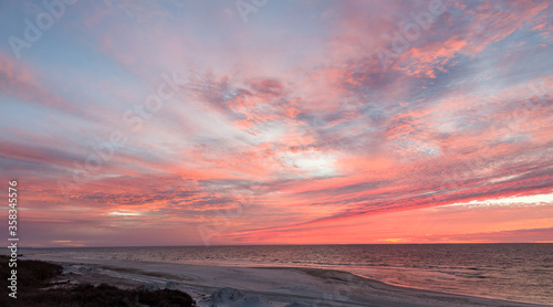 Photos Sunrise over Gulf of Mexico on  St George Island in the panhandle or forgotten c