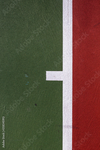Abstract Geometric Background of Tennis Court