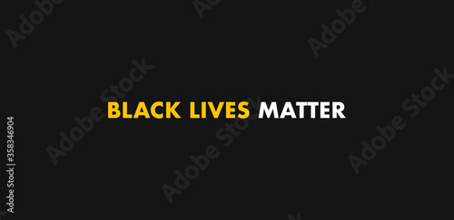 black lives matter written on a black background