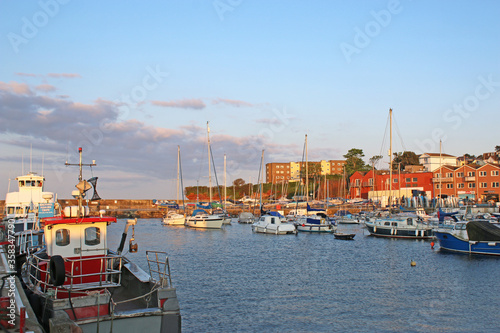 Boats in Paignton Harbour, Torbay 