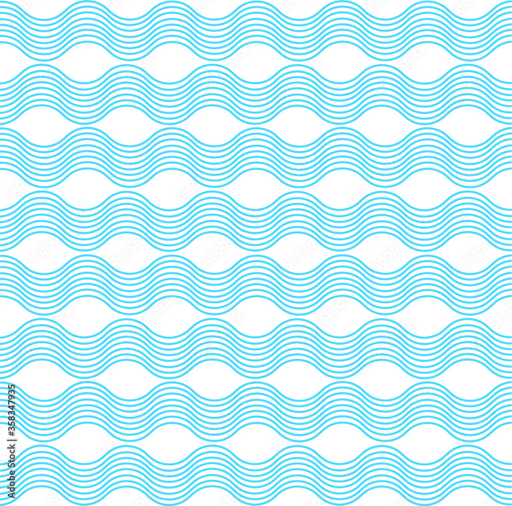 Wave line pattern vector design for wallpaper, textile, background Wave line pattern vector design for wallpaper, textile, background