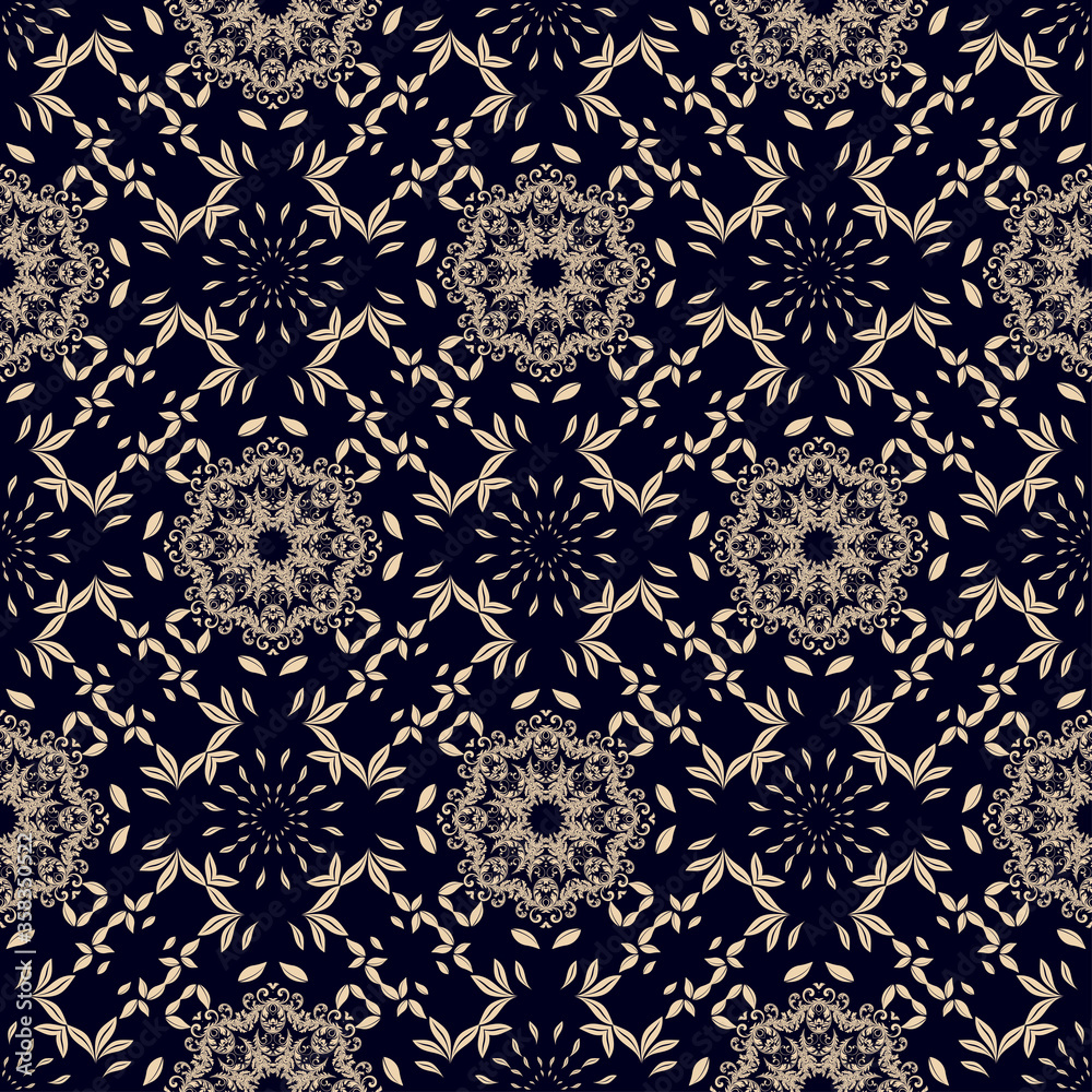 Seamless floral pattern on background Seamless floral pattern on background
