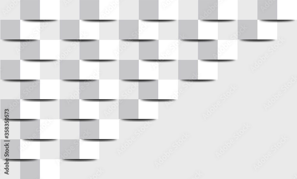 3D Illustration white background,Abstract background with squares.3D Rendering 3D Illustration white background,Abstract background with squares.3D Rendering