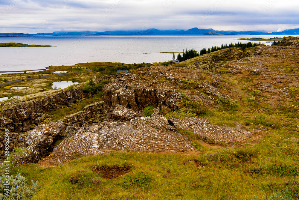 Thingvellir, a national park founded in 1930. World Heritage Site