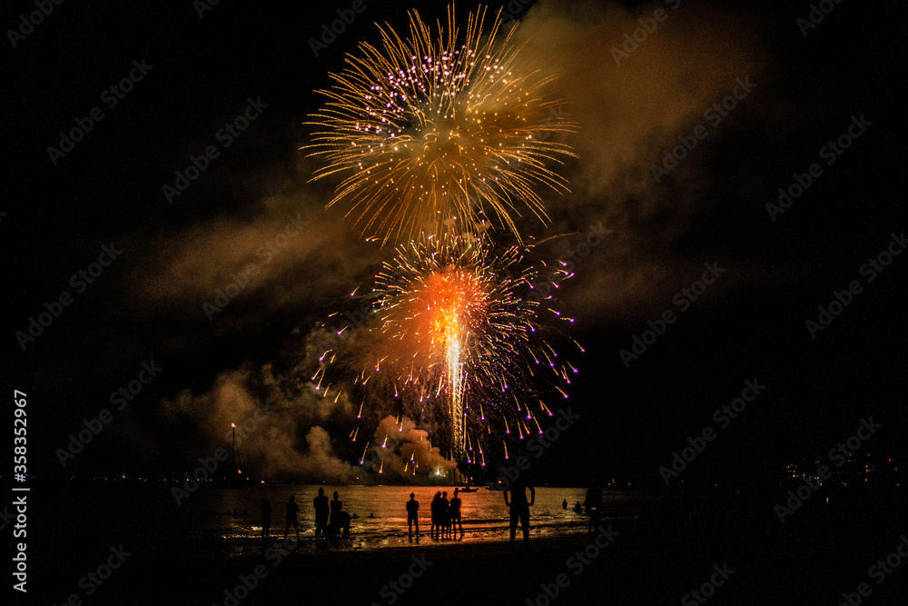 fireworks 4th of july on the beach in marco island florida fireworks 4th of july on the beach in marco island florida