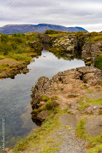 Thingvellir, a national park founded in 1930. World Heritage Site