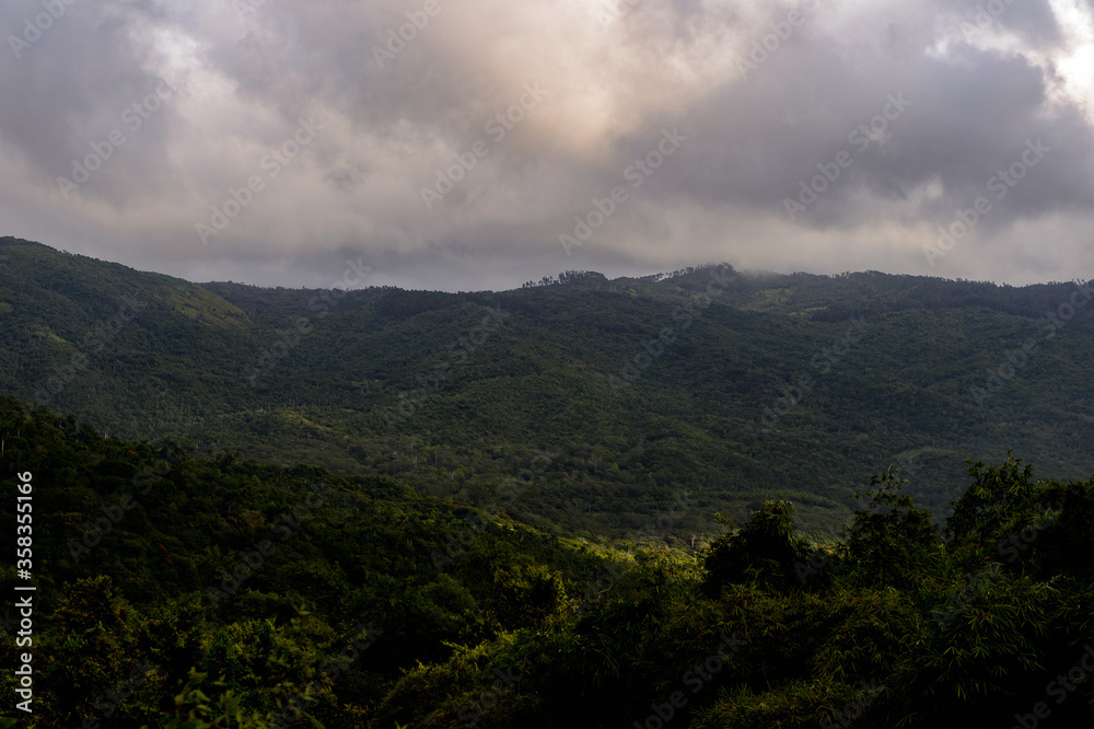 Topes de Collantes, a nature reserve park in the Escambray Mountains range in Cuba. Topes de Collantes, a nature reserve park in the Escambray Mountains range in Cuba.