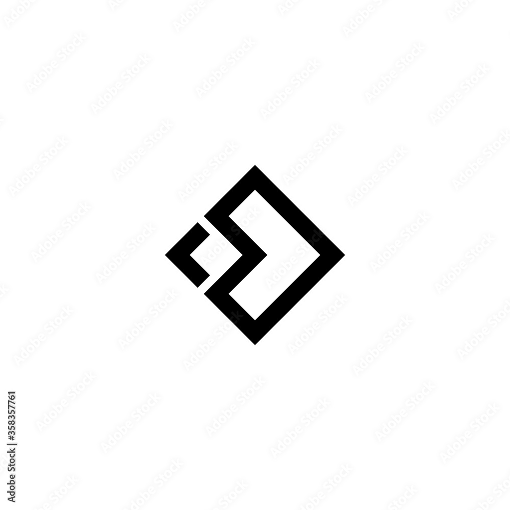 Fototapeta premium a simple Abstract logo / icon design