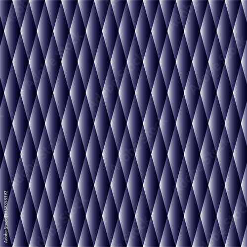 3D background consisting of rhombuses with a gradient in white and blue