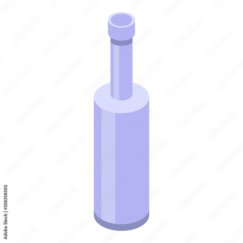 Recycle glass bottle icon. Isometric of recycle glass bottle vector icon for web design isolated on white background Recycle glass bottle icon. Isometric of recycle glass bottle vector icon for web design isolated on white background