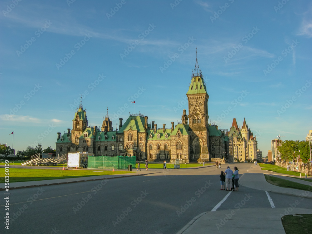 panorama of quebec city in Canada