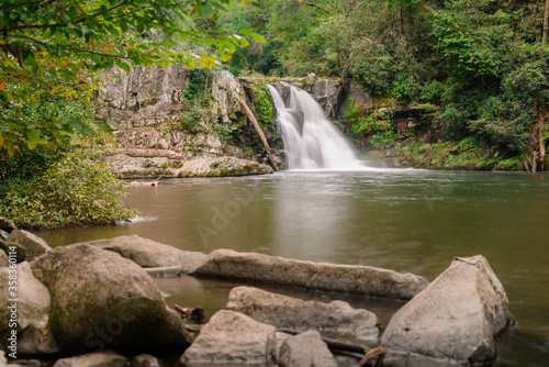 Waterfall in the mountains