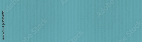 Pastel turquoise green striped natural cotton linen textile texture background banner panorama 