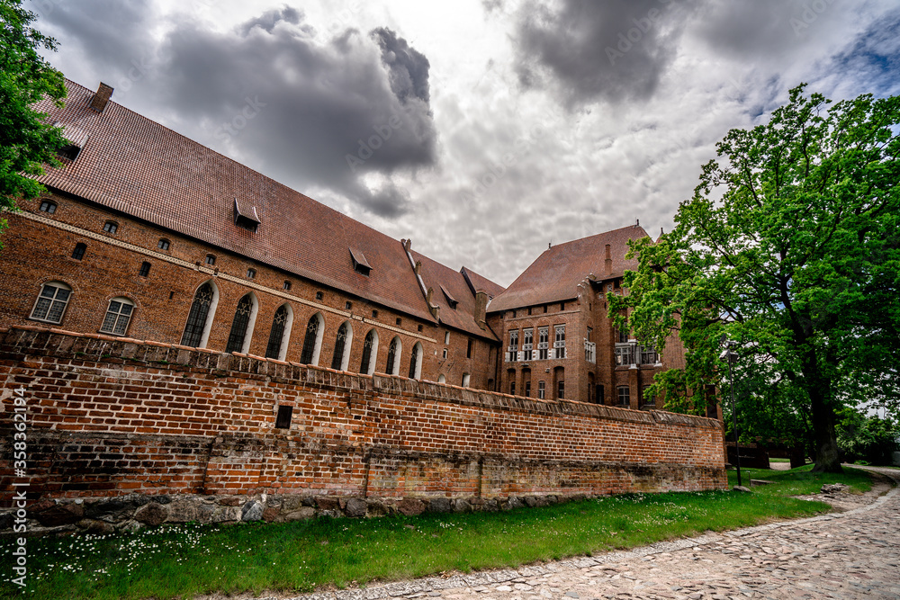 Castle in Malbork. A pearl of history in Poland