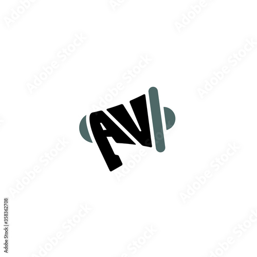 AV Megaphone logo / icon design